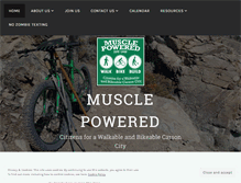 Tablet Screenshot of musclepowered.org